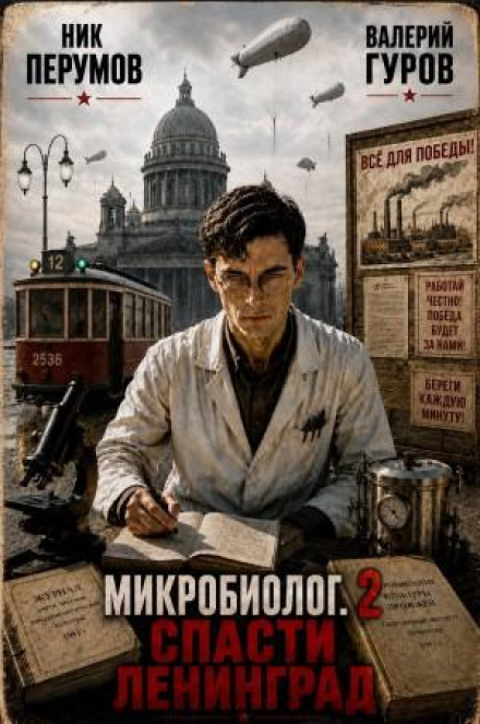 постер аудиокниги Микробиолог 2. Спасти Ленинград